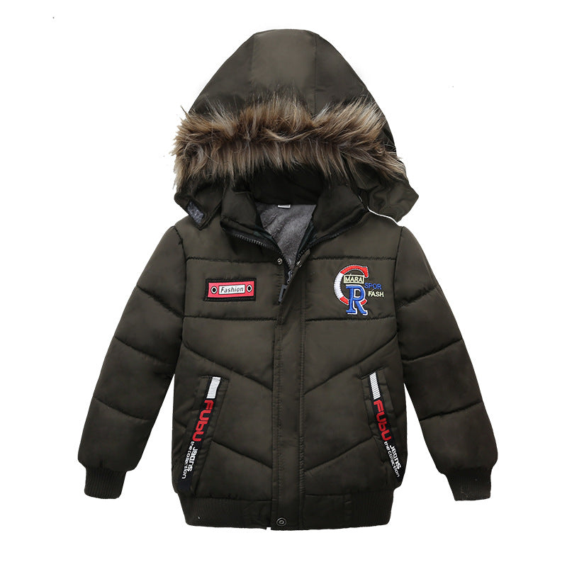 Vestes en coton pour petits et moyens garçons