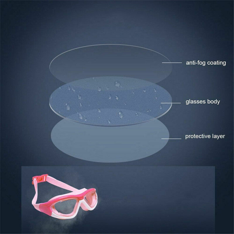 Enfants Anti-Fog Gants de natation Lunettes de bain piscine pour enfants Garçons Filles Nage Uk