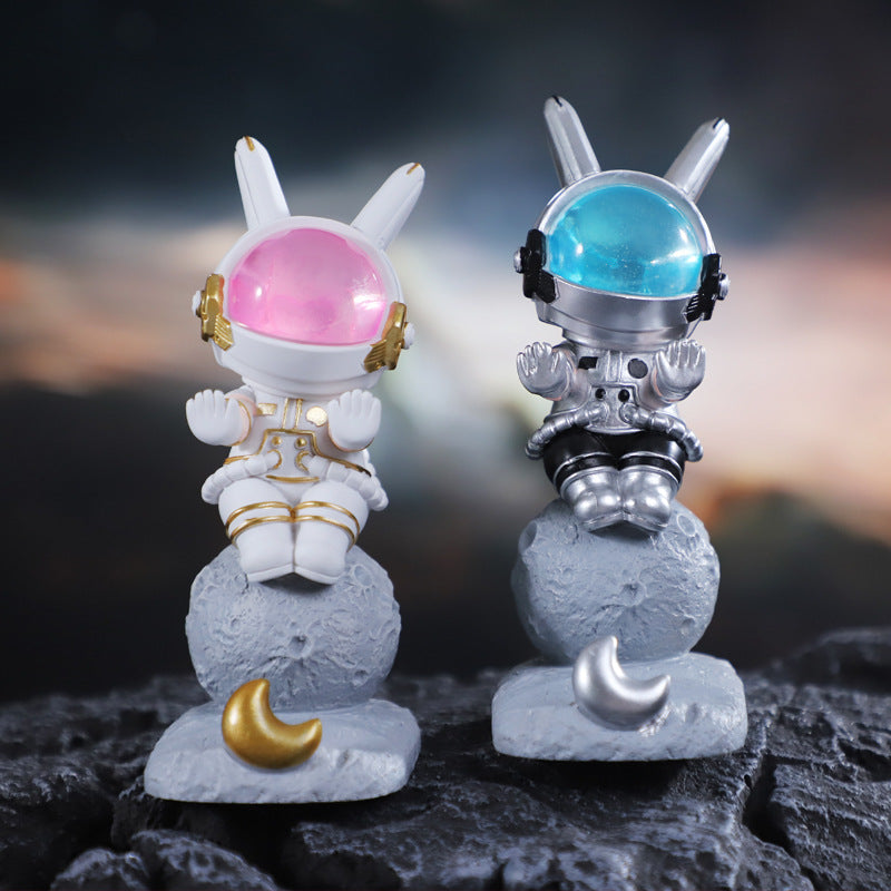 Space Rabbit Mobile Phone Stand Bureau Créatif