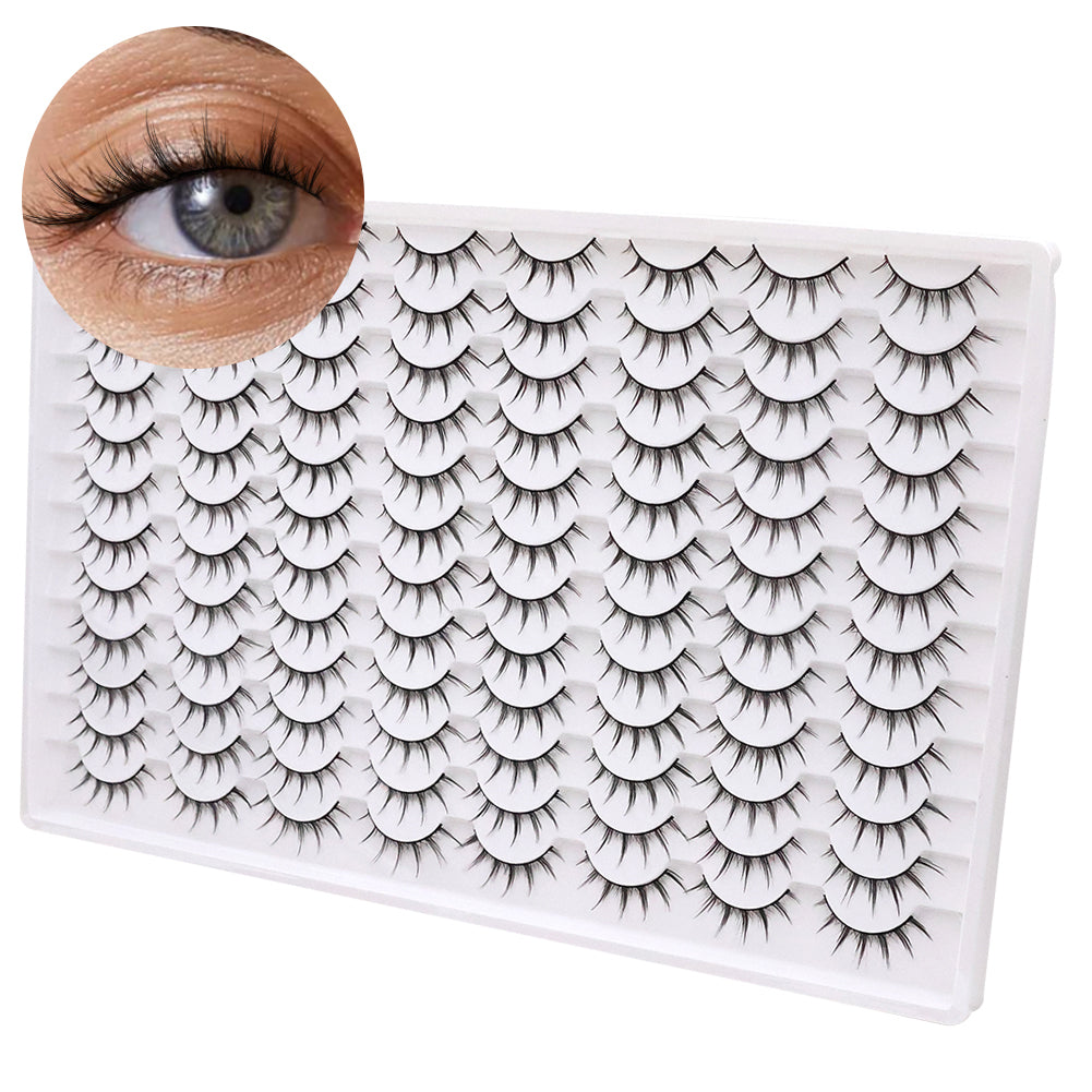 Les faux cils 3D sont multicouches