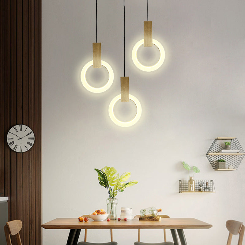 Lumière personnalisée de pendentif à tête unique pour la chambre principale