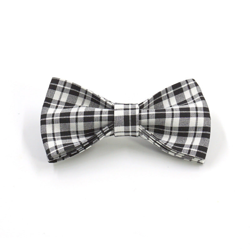 Creative Versatile Dog Fashion Plaid Bow Tie