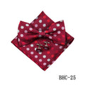 Mens Paisley Bow Tie Pocket Square et Cufflinks