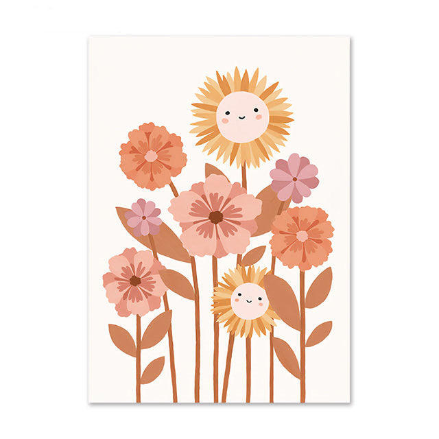 Page d'accueil Affiche d'art Peinture en toile florale