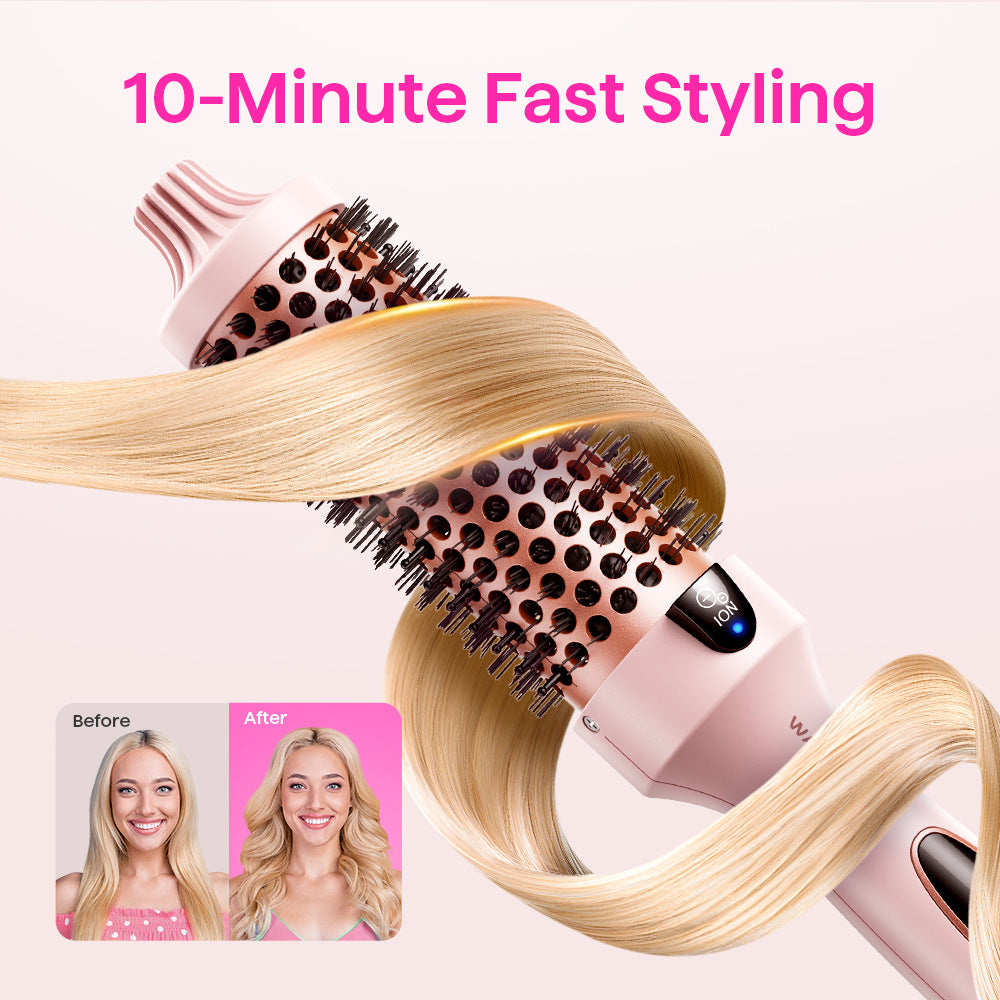 Curly hair comb and hair clip set