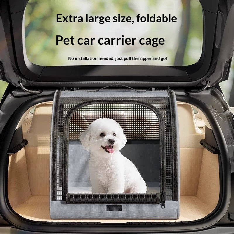 Kennel de voiture pour chiens épais, amovibles et lavable