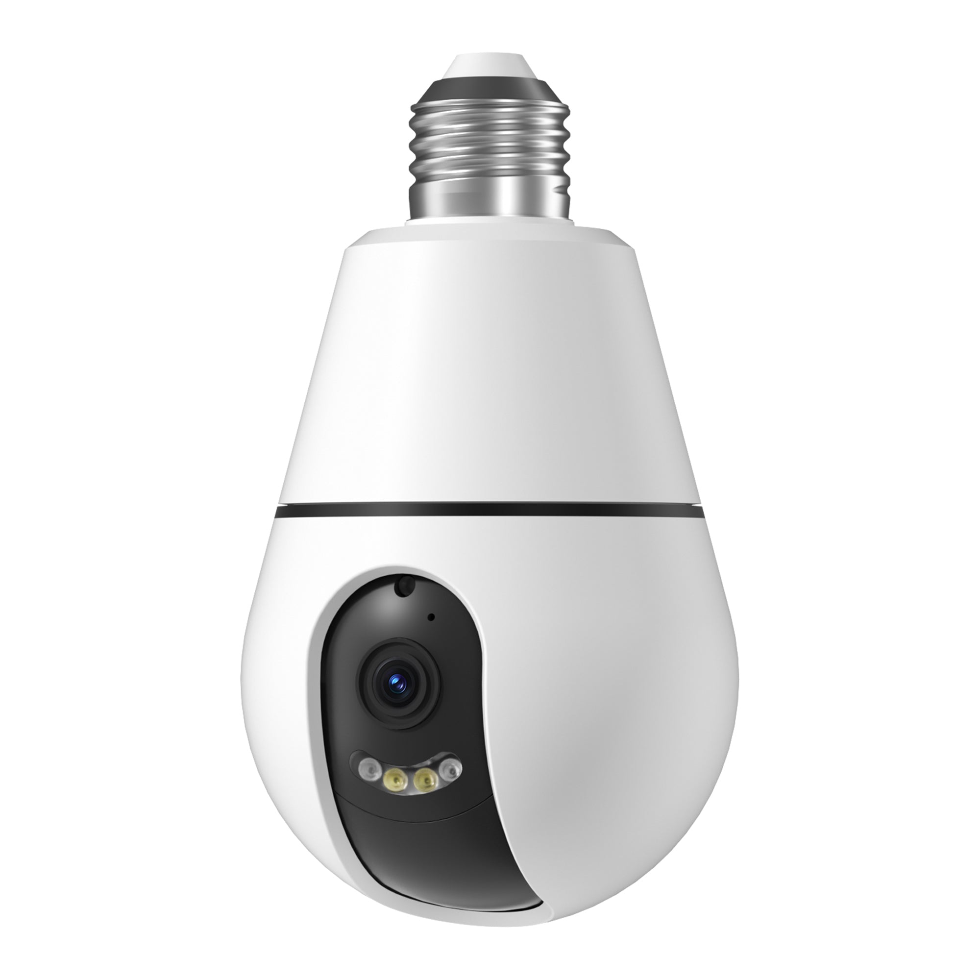 Détection AI 360 Degree HD CCTV Vidéo Ampoule E27 IP sans fil Mini sécurité Wifi caché
