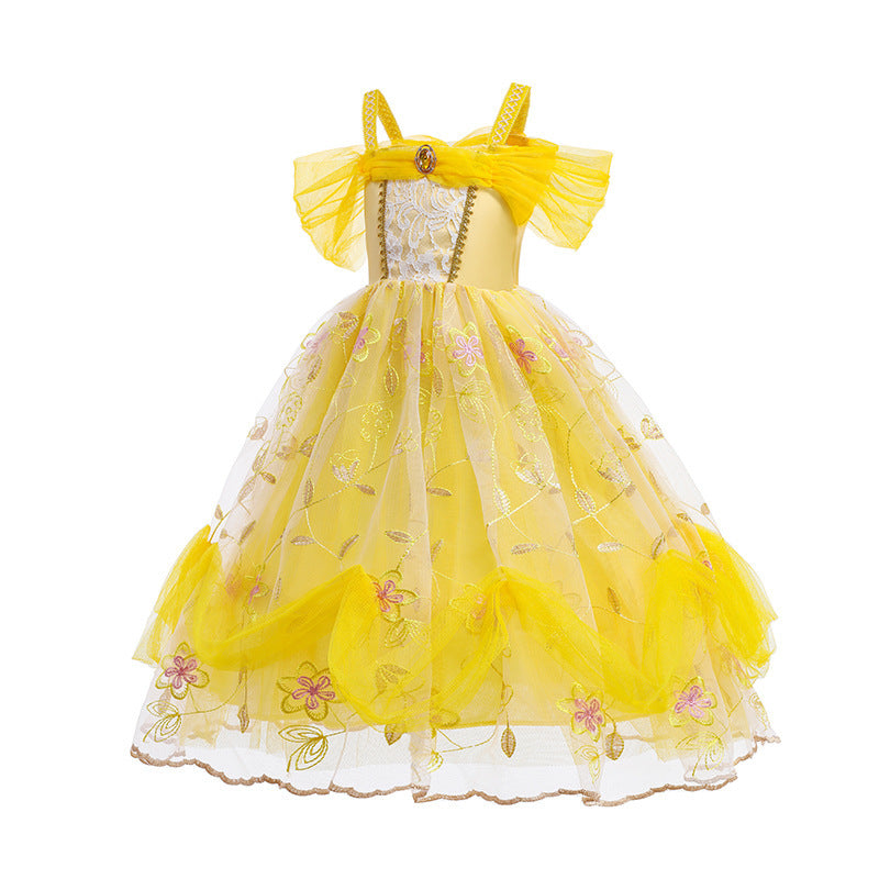 Filles Belle Princesse Costume Coton Blend