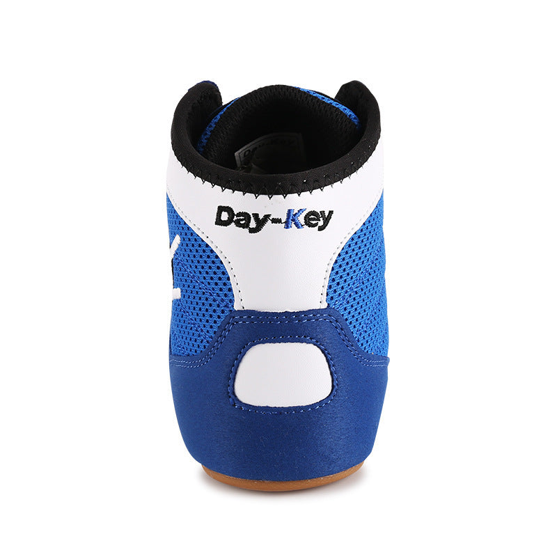 Boxe de lutte chaussures de compétition d'entraînement intérieur