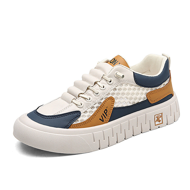 Hommes Casual Respirant Mesh-panel Chaussures Athlétiques
