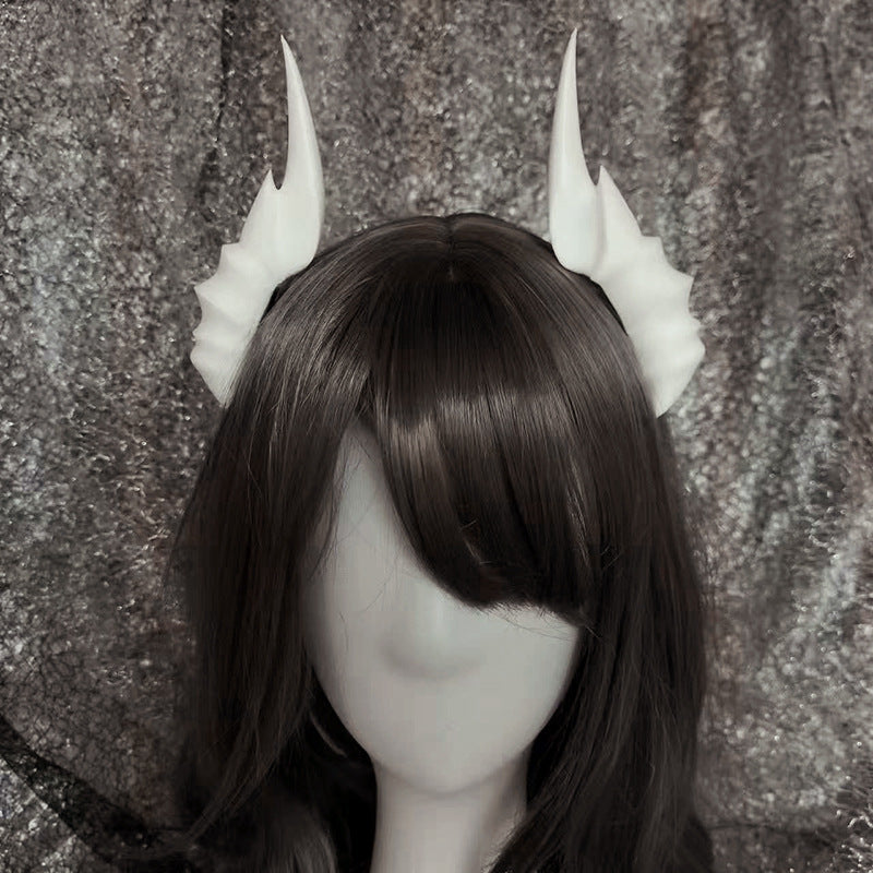 Simple Solide Couleur Dark Halloween Cheveux Accessoire