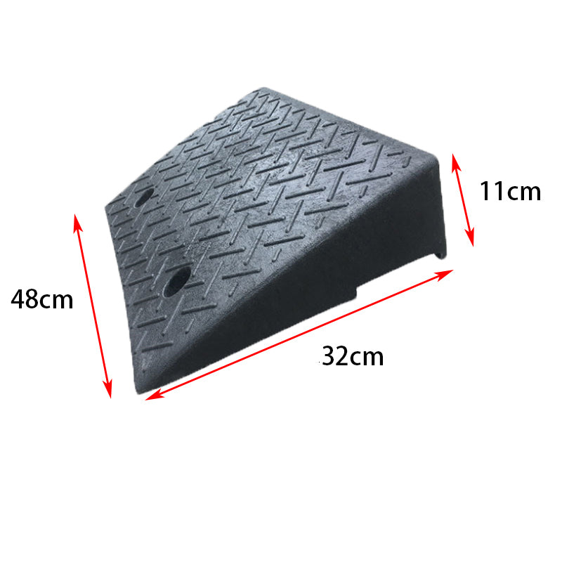 Ceinture d'arrêt arrière de décélération en caoutchouc Step Ramp Triangle Pad