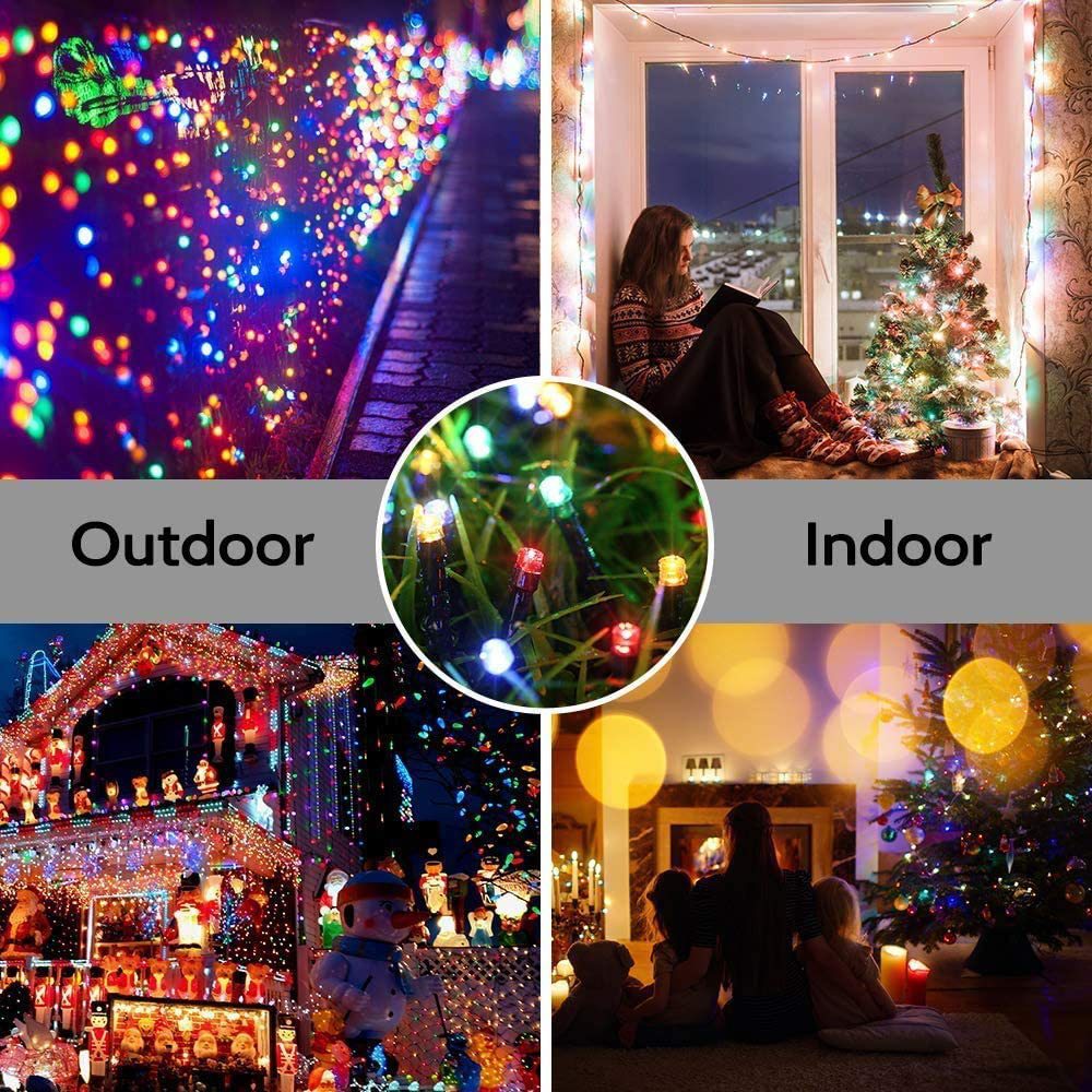 LED Atmosphère de Noël Outdoor Waterproof Chaînes solaires
