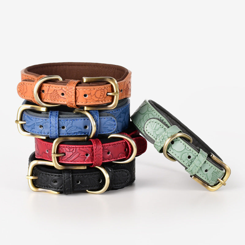 Accessoires pour animaux de compagnie Collier de chien en cuir
