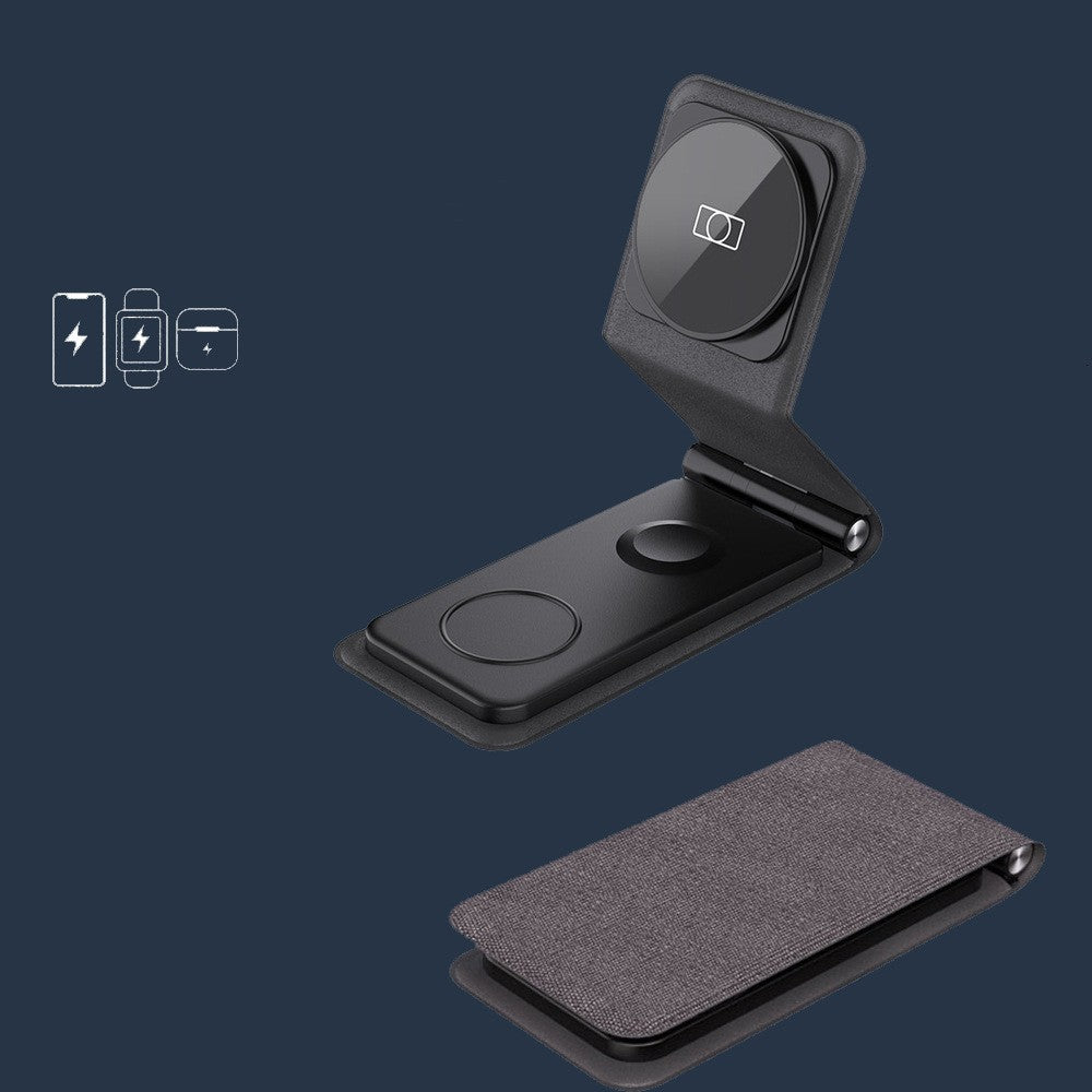 Le chargeur sans fil 3-en-1 Chargeur sans fil pliant