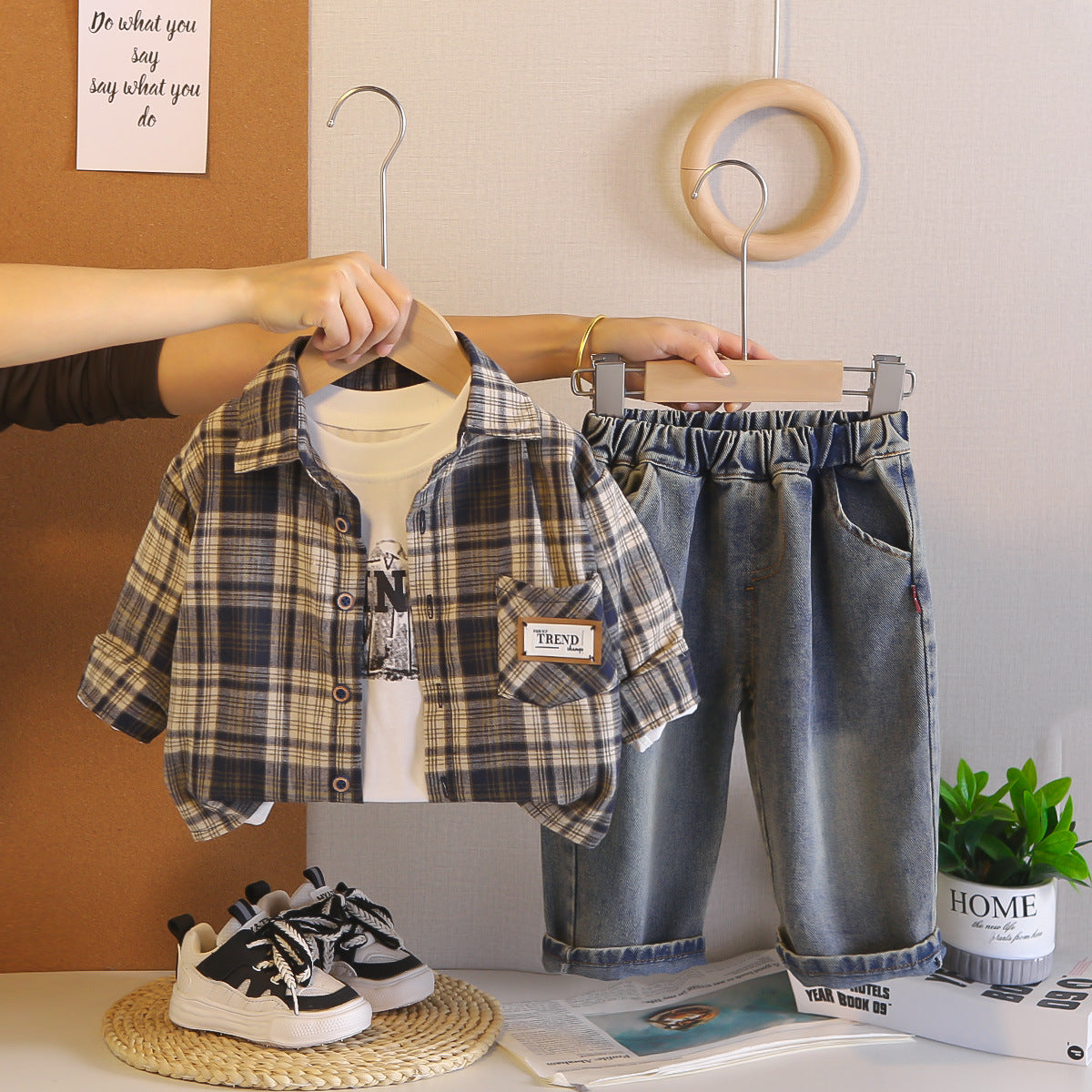 Ensemble 3 pièces tendance pour enfants