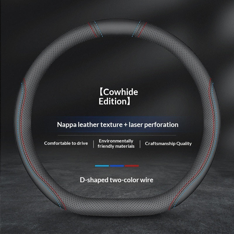 Four Seasons Patrol Leather Steering Wheel Cover