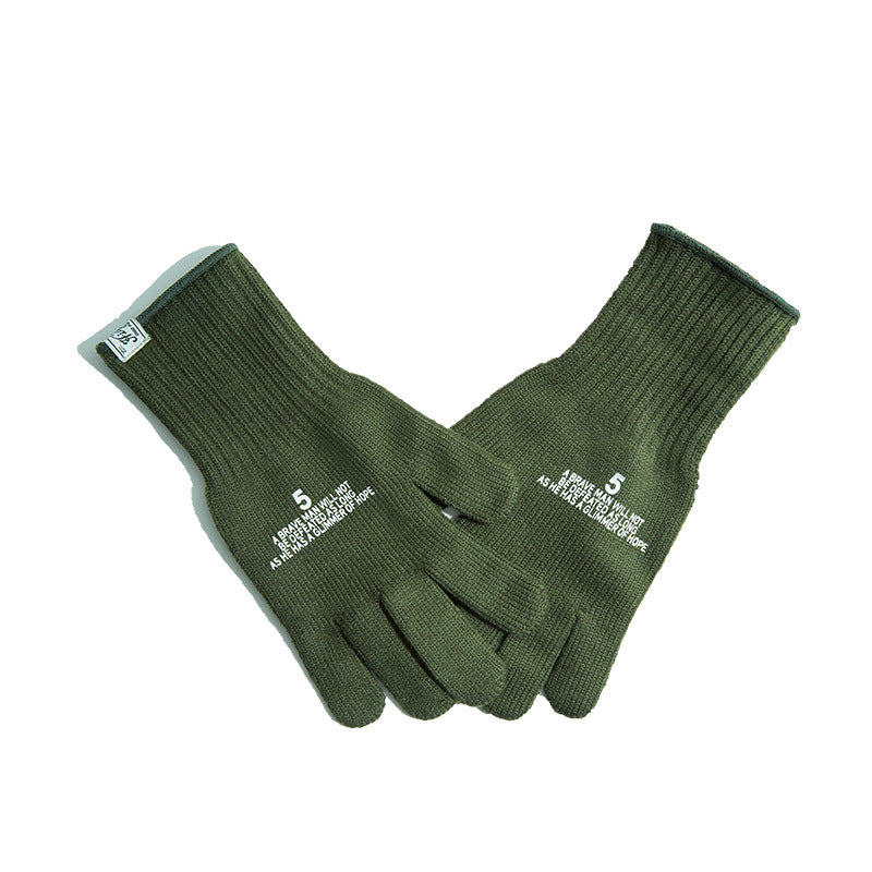 Men's Retro American Wear-Resistant Warm Cycling