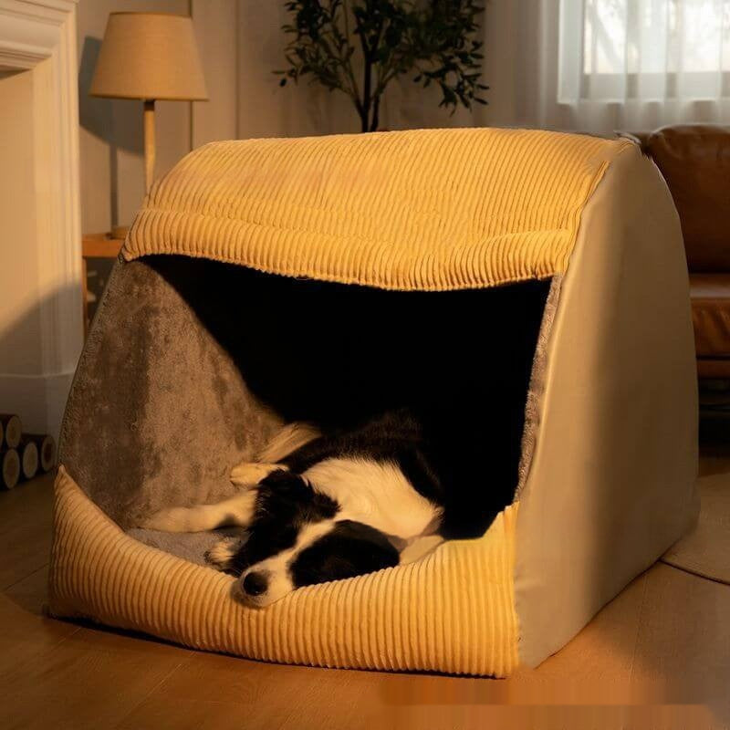 Maison de chien détachable et lavable toute la saison