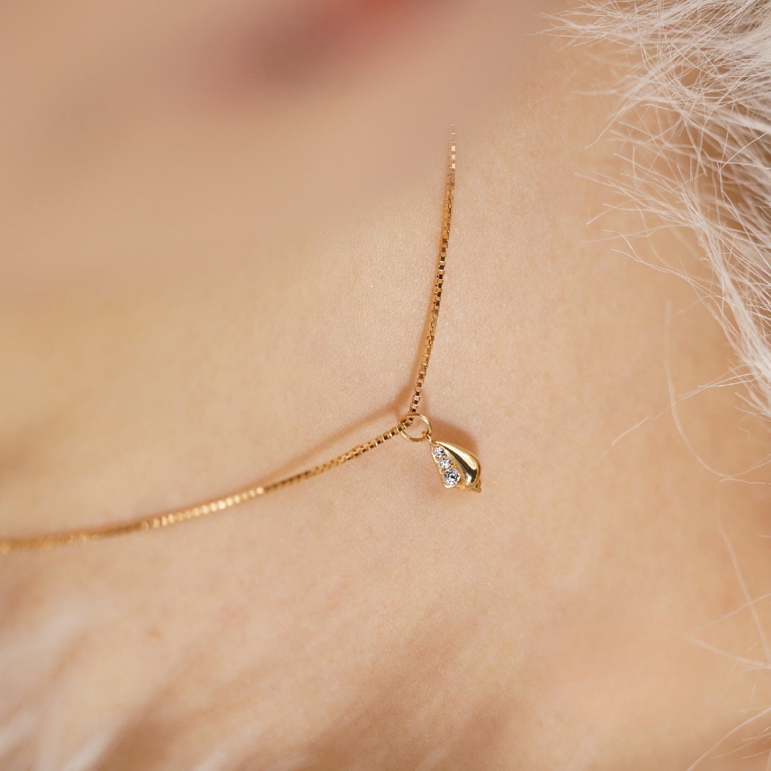 Mini collier de clavicule délicat pour les femmes