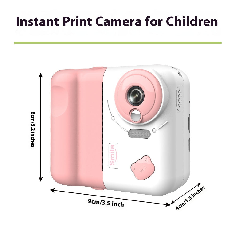 Photo HD et caméra d'impression instantanée vidéo