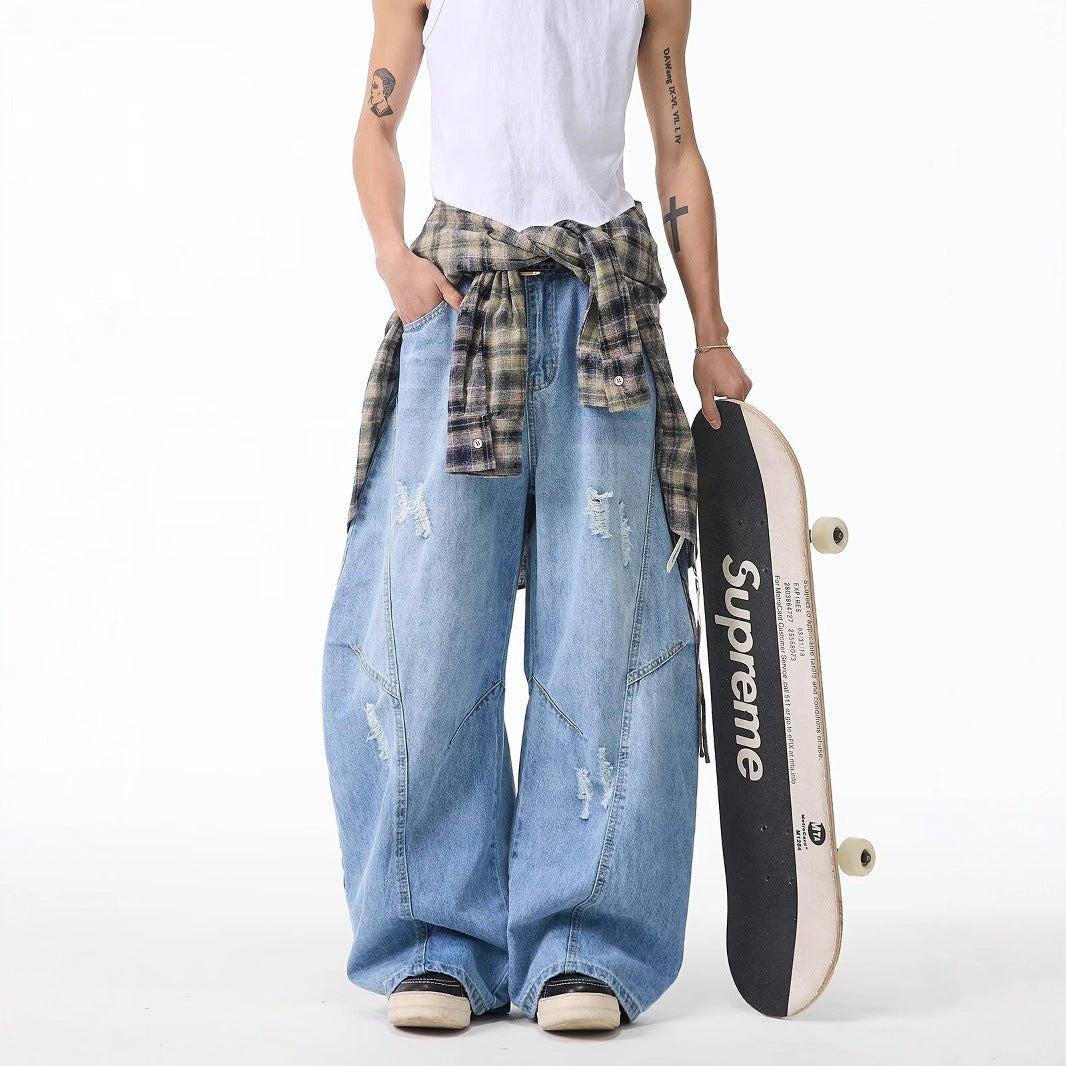 Style style américain Vintage Bootcut Jeans Hommes Style