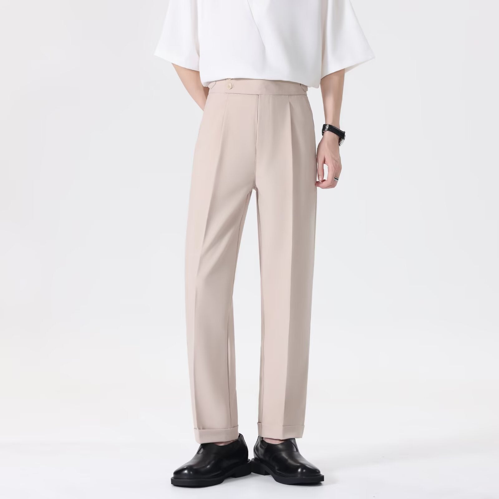 Pantalons de costume drapés Pantalons pour hommes