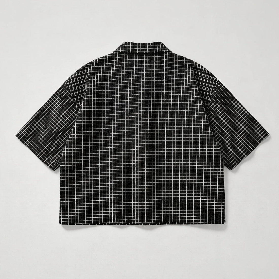 Chemise à manches courtes en Plaid Mode homme