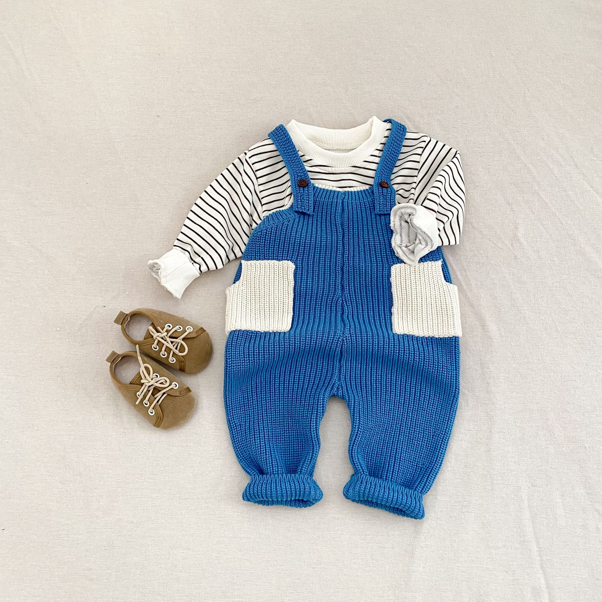 Suspendeur tricoté Escalade longue Double Poche Suspendeur Romper