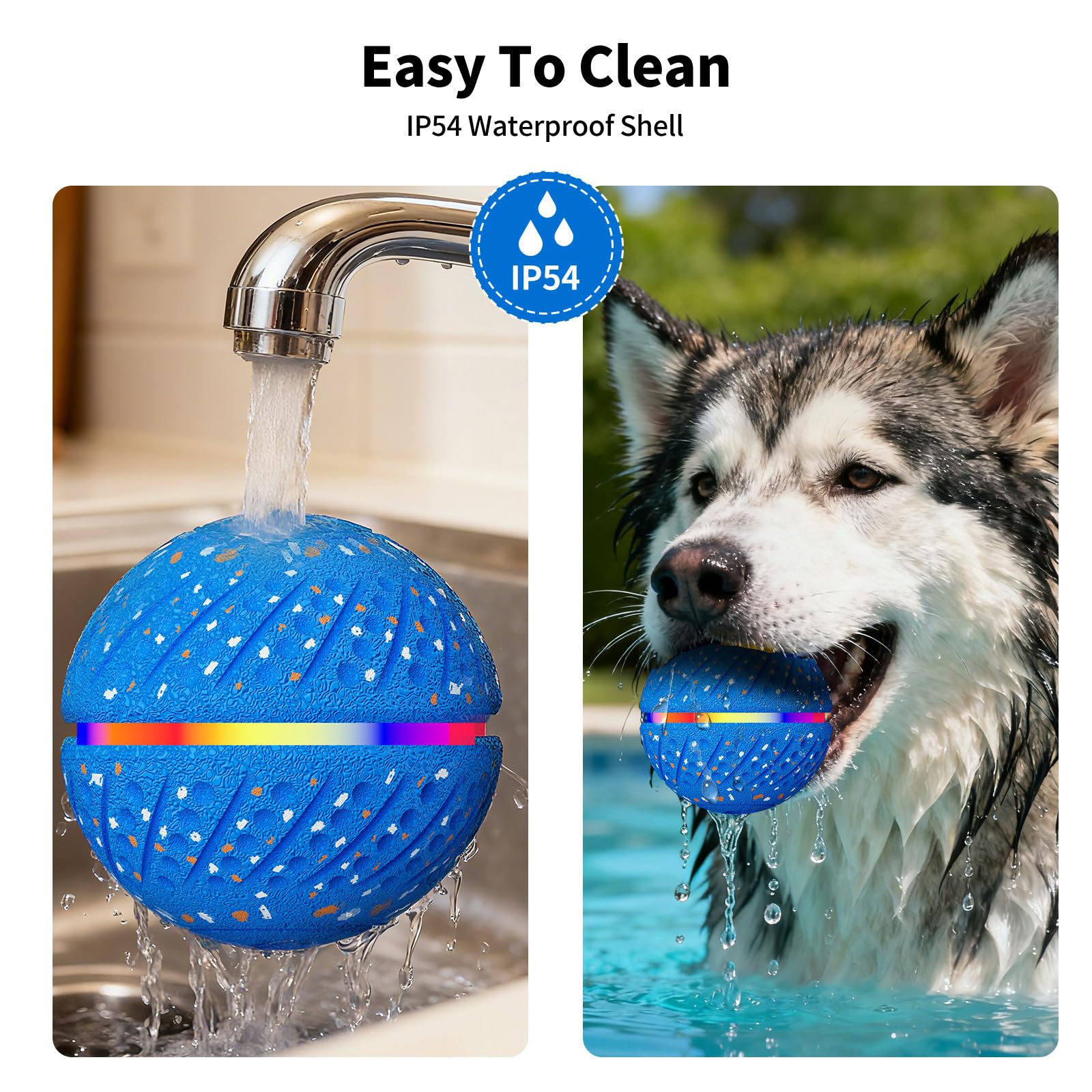 Balle interactive de jouets pour chiens