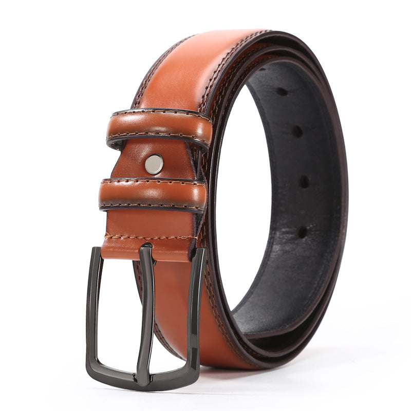 European and American Fashion Ceinture professionnelle masculine Cadeaux créatifs Ceinture Laser Logo Factory W