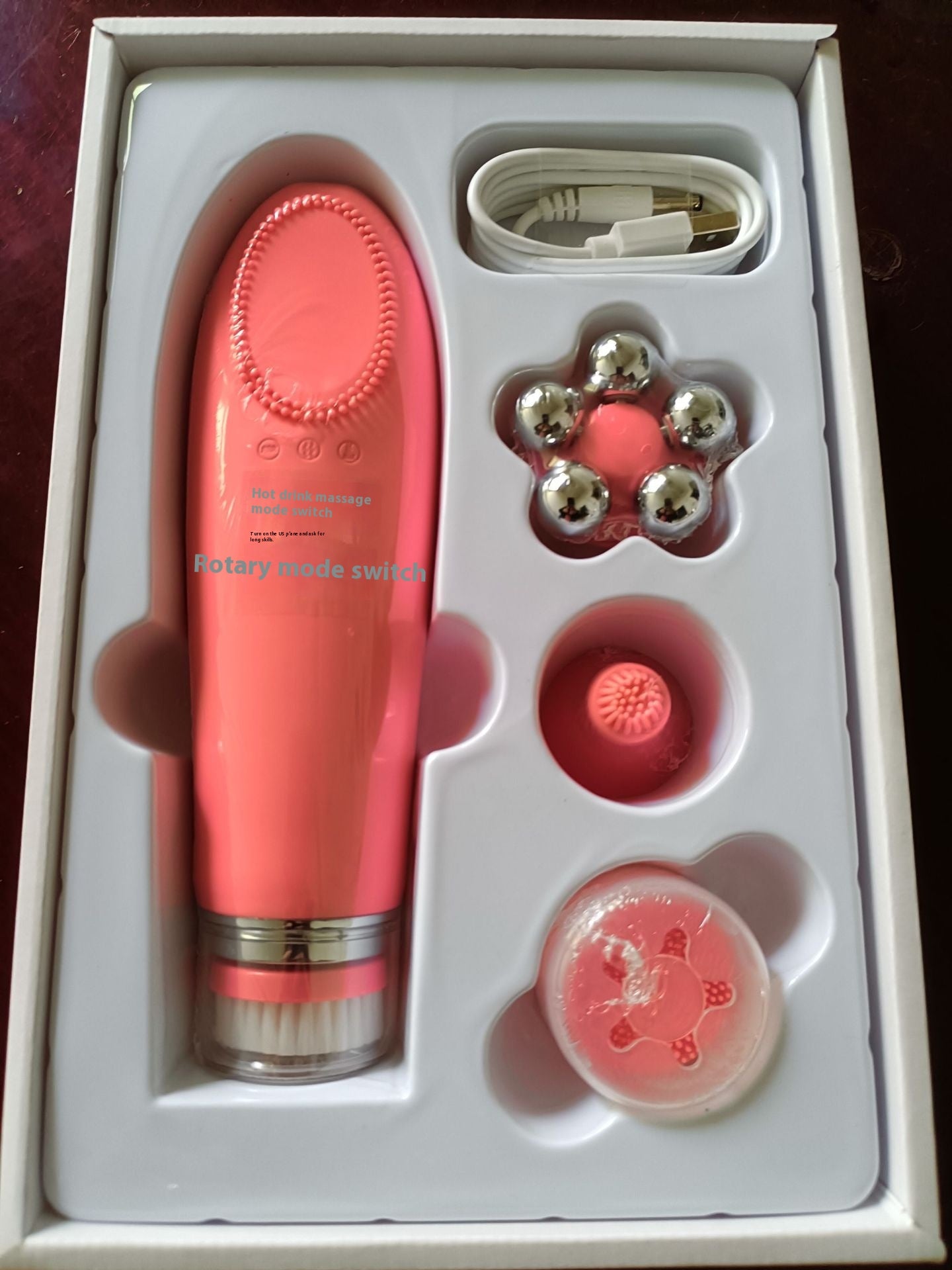 Nettoyeur visage chaud Sensation Pore électrique