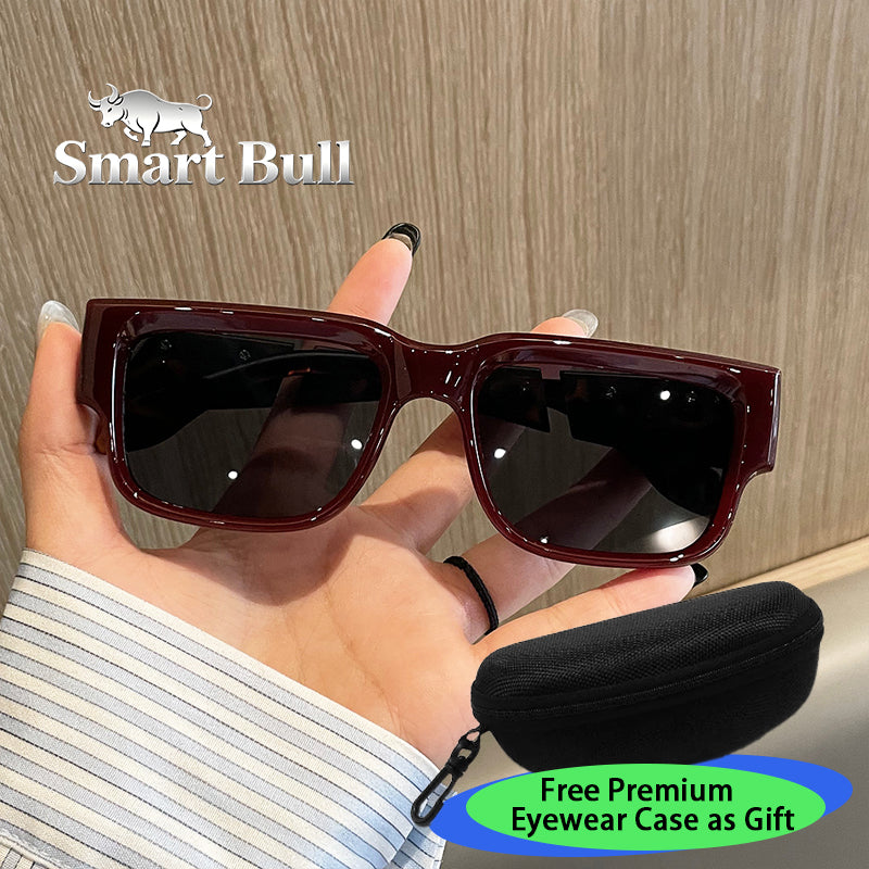 Lunettes de soleil retro à cadre épais pour hommes et femmes. Cette élégante lunettes