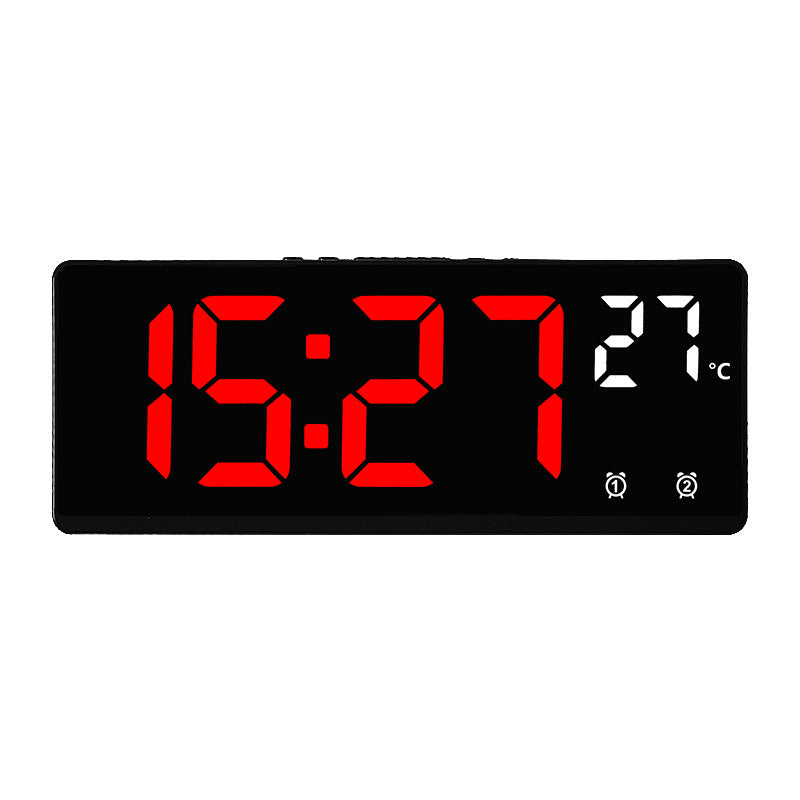 Horloge électronique multifonction créative Simple grand écran Horloge alarme multi-groupes