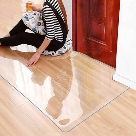 Tapis de sol en PVC givré imperméable tapis de douche antidérapant pour salle de bains entrée humide Floo