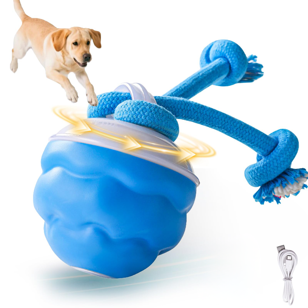 Jouets pour chiens, Jouets pour chiens interactifs, Balle pour chiens interactive automatique, 3 modes de mouvement activé D