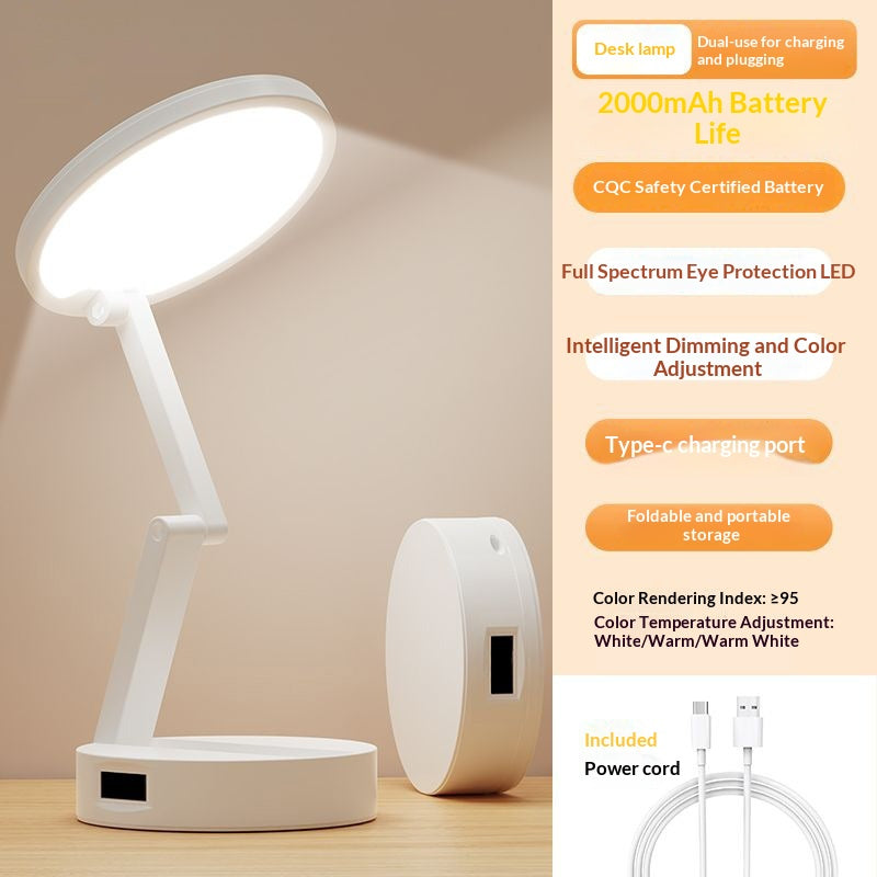 Lampe de bureau de banque d'alimentation ultra-longe vie de batterie pour l'école