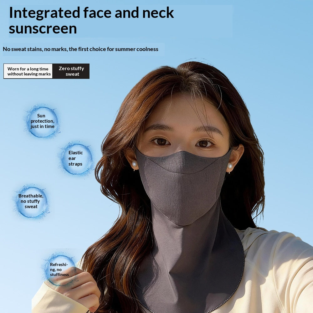 Été Pratique Boire Respirant Sun-Protective Masque visage