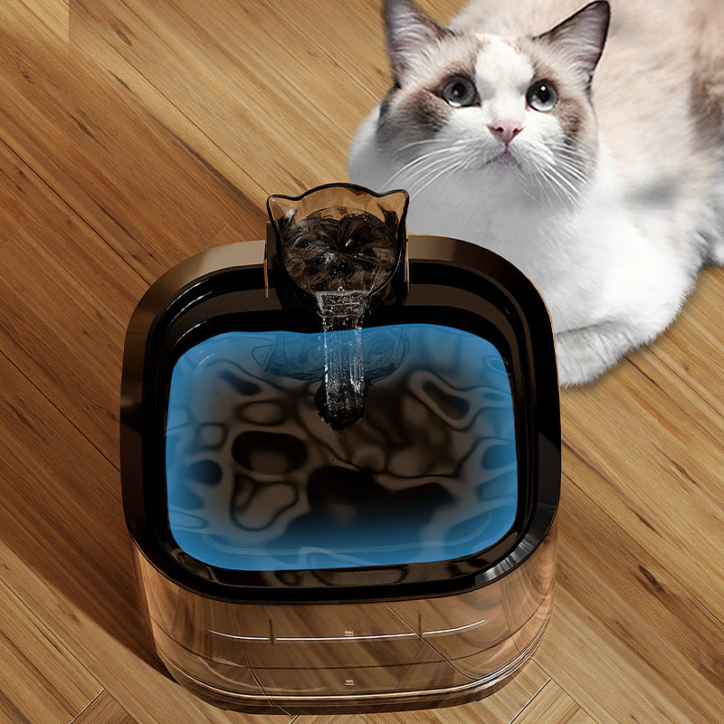 Fontaine d'eau pour animaux de compagnie avec une grande capacité