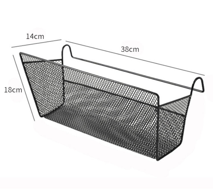 Étagère-diagonale maille dense modèle-noir-1 pièce