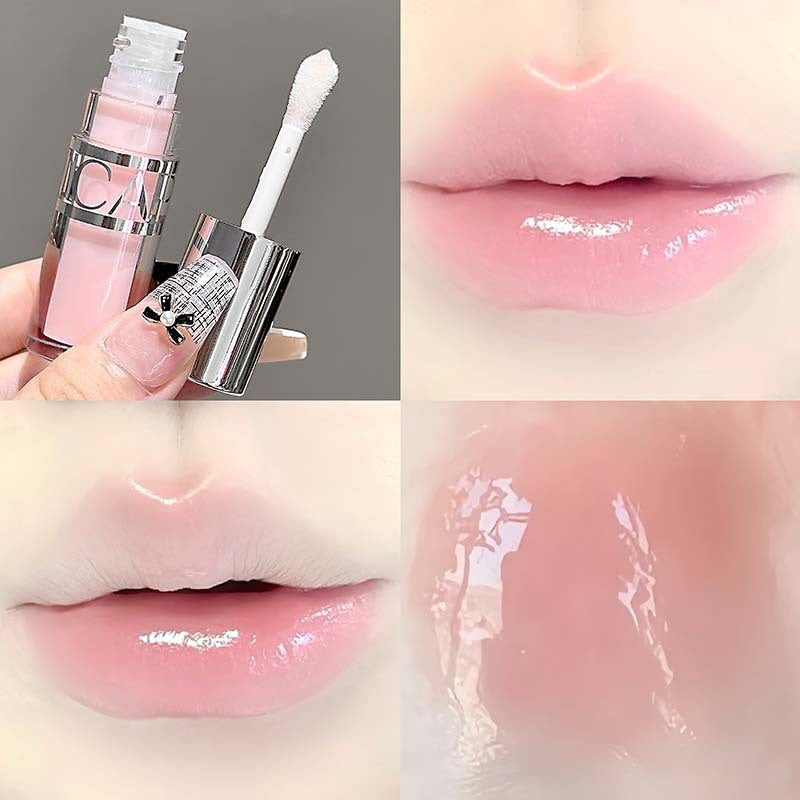 Un radiant hydratant et un lip gloss hydratant avec une finition miroir de style Dewy