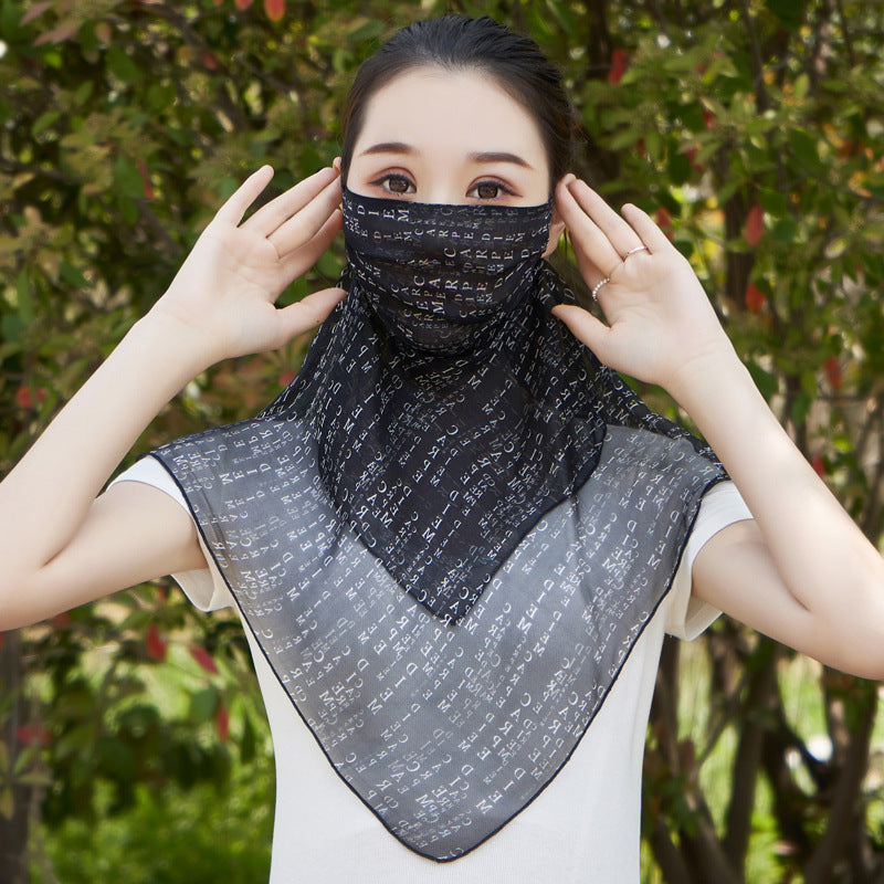 Masque en soie Voile respirante pour femmes