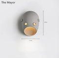 Personnalité Masque Lampe murale Lumière LED créative pour les chambres d'hôtes
