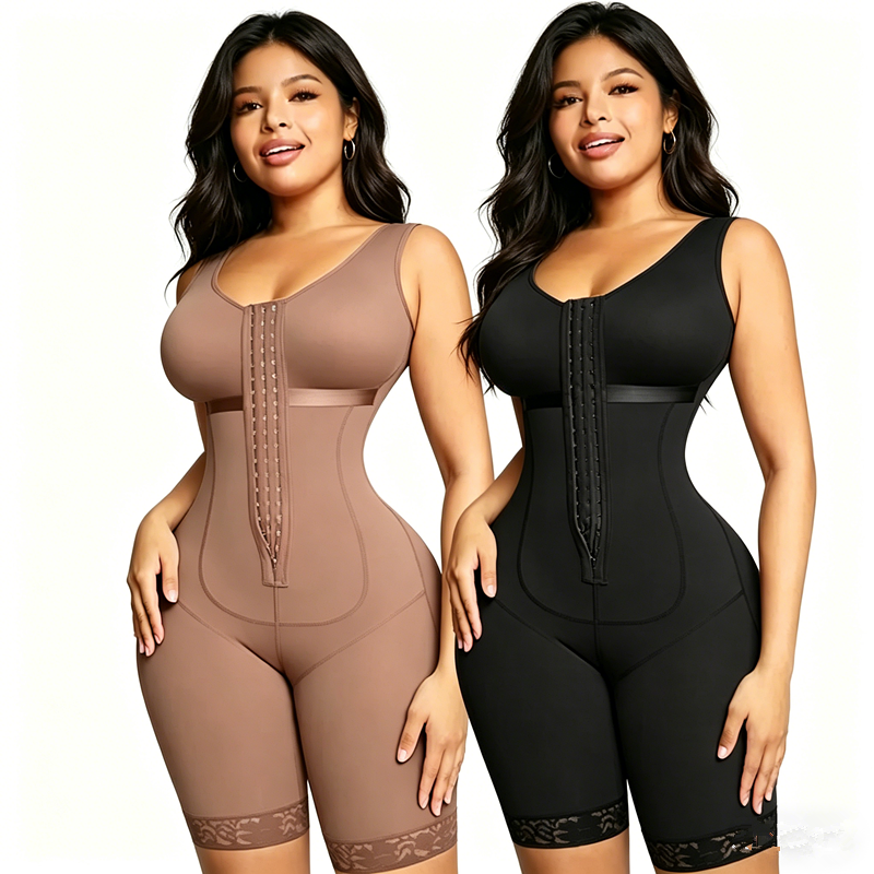 Femmes Colombienas Shapewear pour femmes Tummy Control Post chirurgie Full Body Shaper Butt Lif