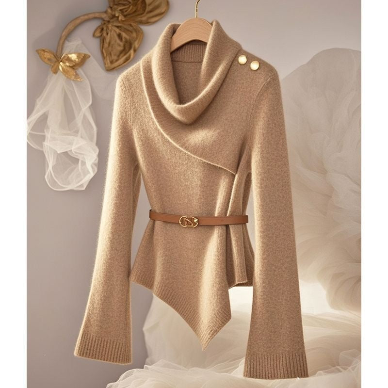 Women's Knitted Turtleneck Sweaters