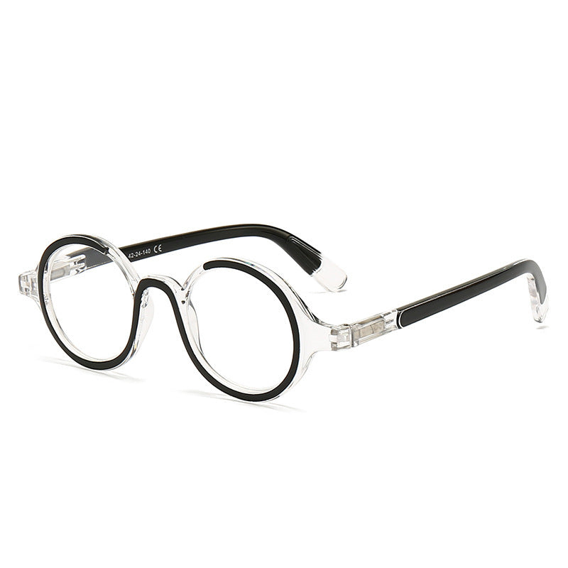 Élégant ronde personnalisée Unisexe rétro Blue-light-blocking Presbyopia Lunettes