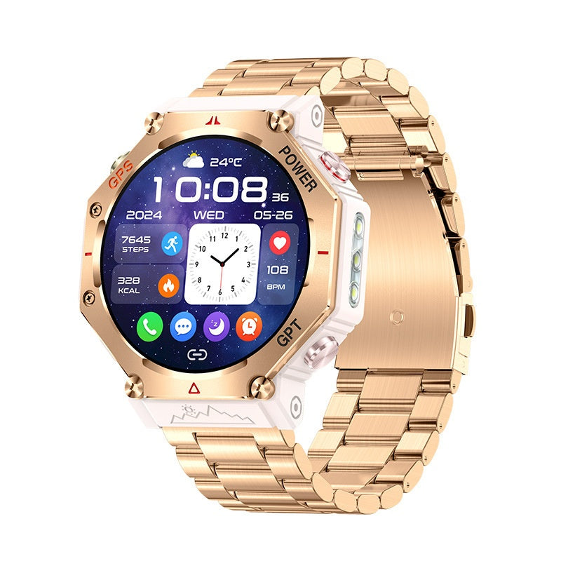 Smart Watch pour hommes Bluetooth appel GPS Sports de plein air main
