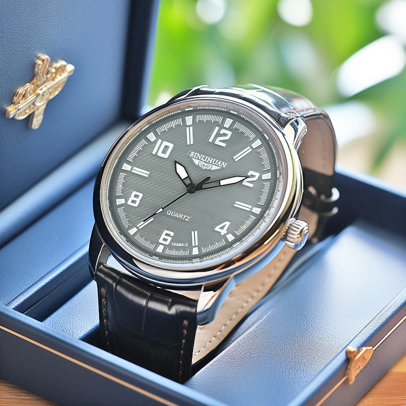 Bracelet de montre en cuir minimaliste pour hommes