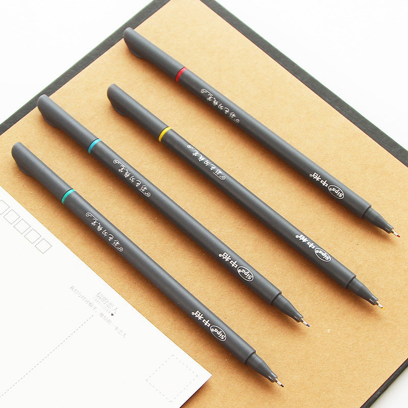 Dessin de bureau Stroke Syringe couleur crochet ligne stylo
