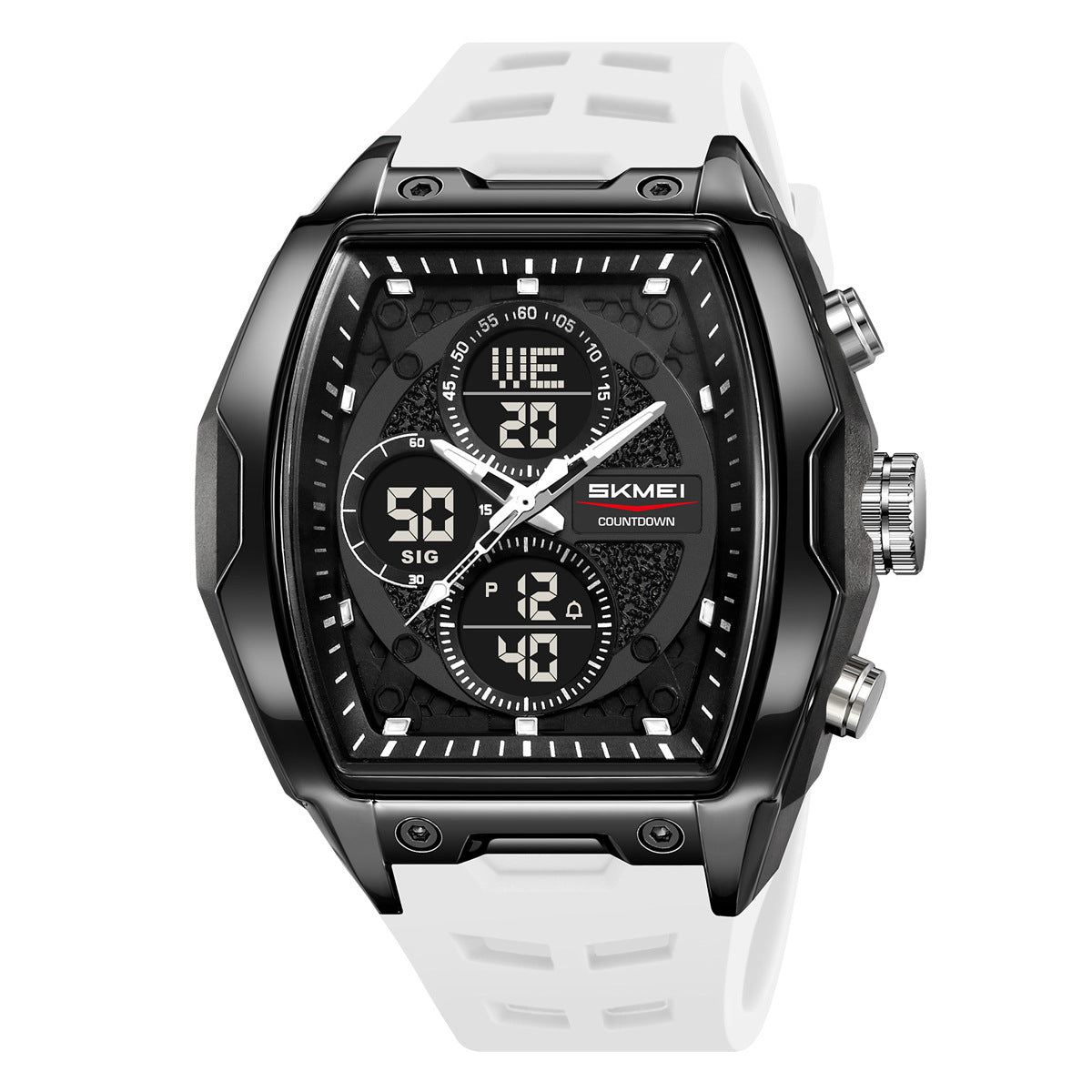 Shishi Mei Montre numérique multicolore de sport